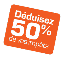 Réduction de 50% de vos impôts